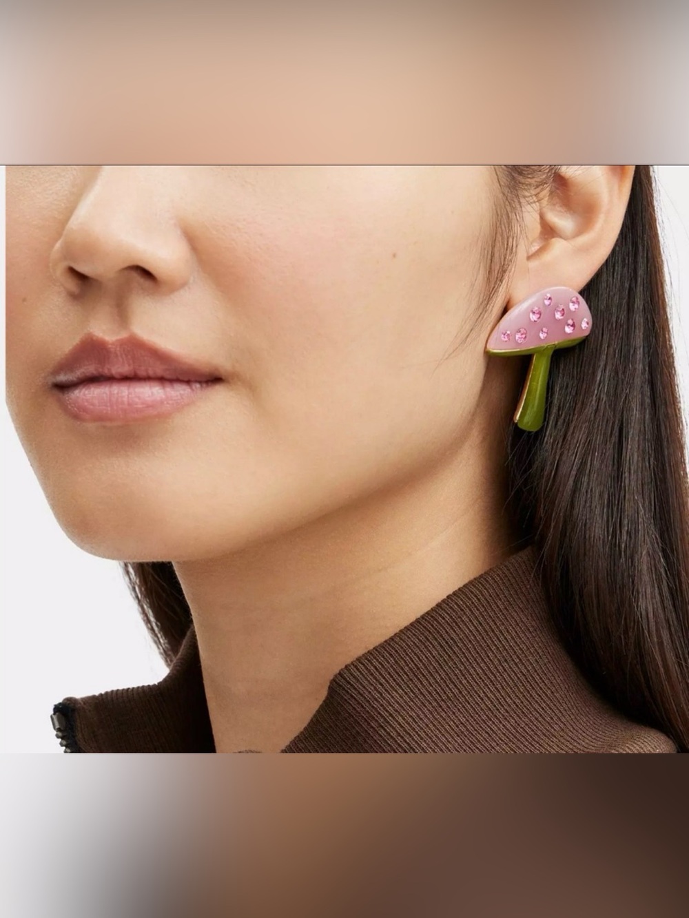 Coach X Observed By Us Mushroom Stud Earrings - Picture 2 of 4